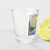 Monet Zeilboot bij Le Petit-Gennevilliers Shot Glas (Links)