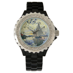 Monet - Zeilboot bij le Petit Gennevilliers Watch Horloge