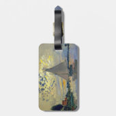 Monet - Zeilboot bij Petit-Gennevilliers - QR-code Bagagelabel (Achterkant verticaal)