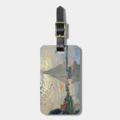 Monet zeilboot Frans impressionisme Klassieke kuns Bagagelabel (Voorkant verticaal)