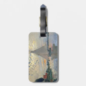 Monet Zeilboot Frans Impressionisme Klassieke Kuns Bagagelabel (Achterkant verticaal)