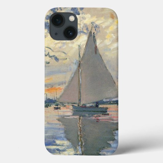 Monet zeilboot Frans impressionisme Klassieke kuns Case-Mate iPhone Case (Achterkant)