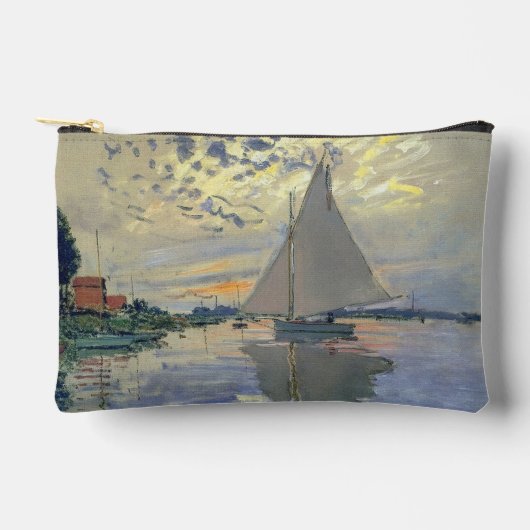Monet Zeilboot Frans Impressionisme Klassieke Kuns Etui (Voorkant)
