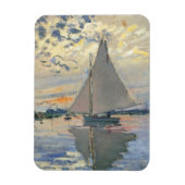 Monet zeilboot Frans impressionisme Klassieke kuns Magneet (Verticaal)