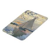 Monet zeilboot Frans impressionisme Klassieke kuns Magneet (Linkerzijde)