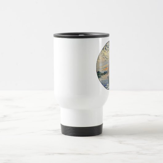 Monet zeilboot Frans impressionisme Klassieke kuns Reisbeker (Center)