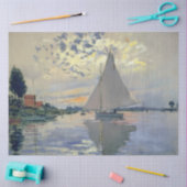 Monet Zeilboot Frans Impressionisme Klassieke Kuns Tissuepapier (Craft)
