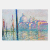 Monet Zeilboot Franse Impressionisme Klassieke Kun Inpakpapier Vel (Voorkant 2)