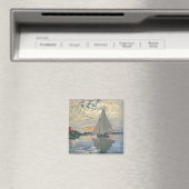 Monet Zeilboot Franse Impressionisme Klassieke Kun Magneet (Insitu (Vaatwasser))