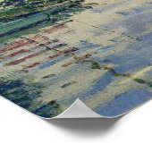 Monet Zeilboot Franse Impressionisme Klassieke Kun Poster (Hoek)