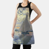 Monet Zeilboot Franse Impressionisme Klassieke Kun Schort (Insitu)
