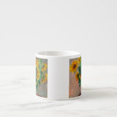 Monet-zonnebloemen Espresso Kop (Voorkant)