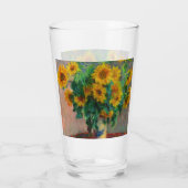 Monet-zonnebloemen Glas (Achterkant)