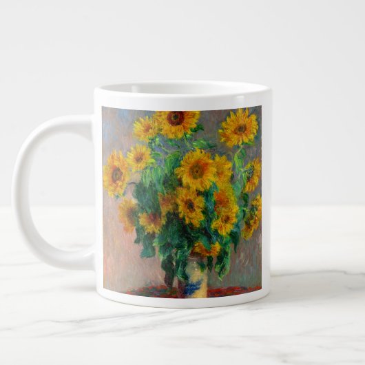 Monet-zonnebloemen Grote Koffiekop (Links)