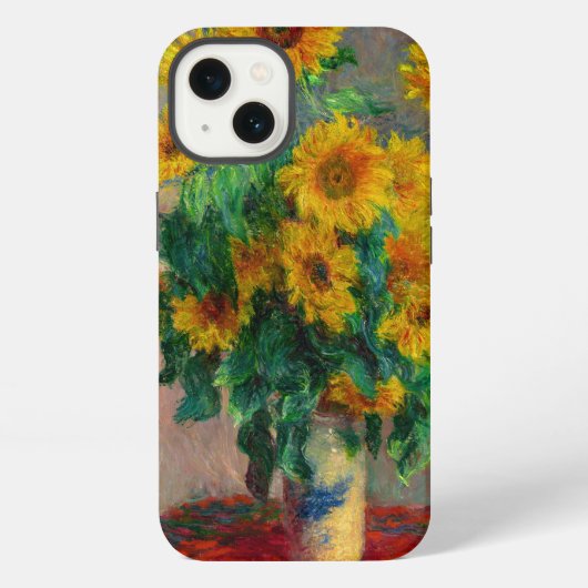 Monet Zonnebloemen iPhone Hoesje (Achterkant)