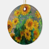 Monet-zonnebloemen Keramisch Ornament (Links)
