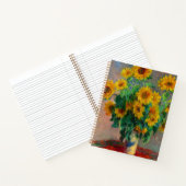 Monet-zonnebloemen Notitieboek (Binnen)