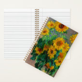 Monet-zonnebloemen Notitieboek (Binnen)