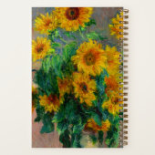 Monet-zonnebloemen Notitieboek (Achterkant)