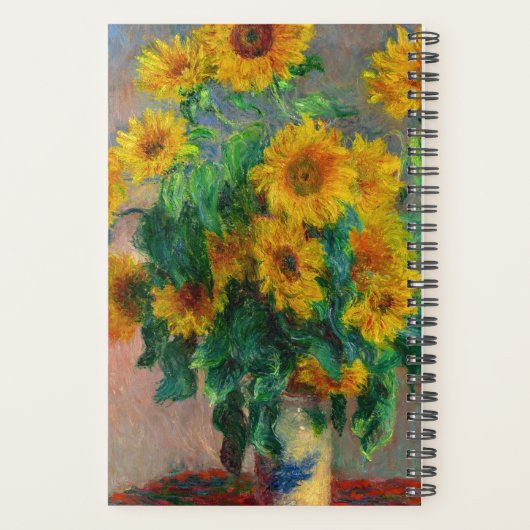 Monet-zonnebloemen Planner (Achterkant)