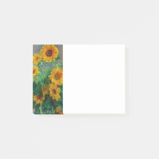 Monet-zonnebloemen Post-it® Notes (Voorkant)