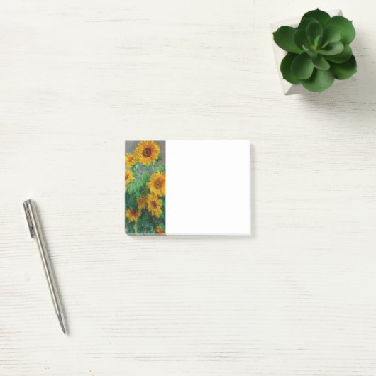 Monet-zonnebloemen Post-it® Notes (Kantoor)