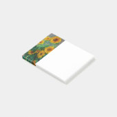 Monet-zonnebloemen Post-it® Notes (Schuin)