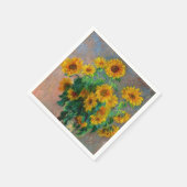 Monet-zonnebloemen Servet (Hoek)