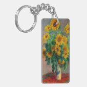 Monet-zonnebloemen Sleutelhanger (Voorkant Links)