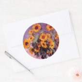 Monet Zonnebloemen Stickers (Envelop)