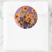 Monet Zonnebloemen Stickers (Tas)