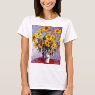 Monet-zonnebloemen T-shirt