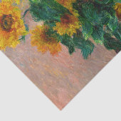 Monet-zonnebloemen Tissuepapier (Detail)