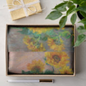 Monet-zonnebloemen Tissuepapier (Geschenk)
