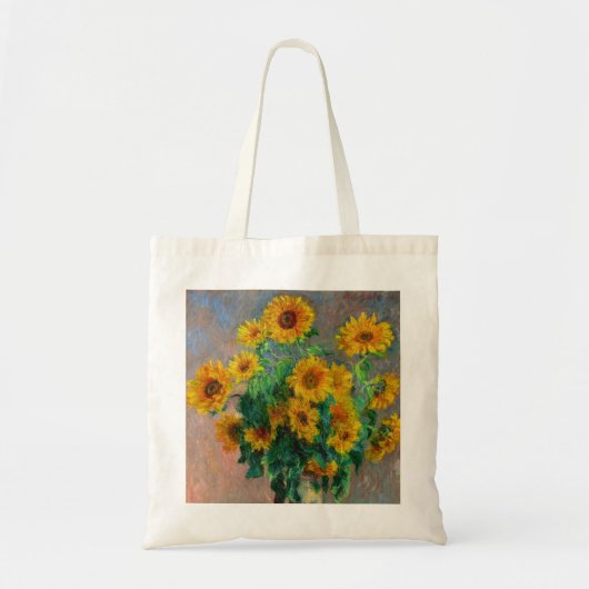 Monet-zonnebloemen Tote Bag (Voorkant)