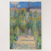 Monet Zonnebloemen Tuin 1000 stuk Legpuzzel (Verticaal)