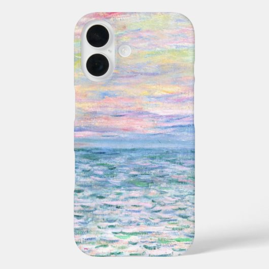 Monet - Zonsondergang bij Pourville, fijne kunst Case-Mate iPhone Case (Achterkant)