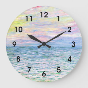 Monet - Zonsondergang bij Pourville Grote Klok