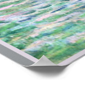 Monet - Zonsondergang bij Pourville, kunst Poster (Hoek)