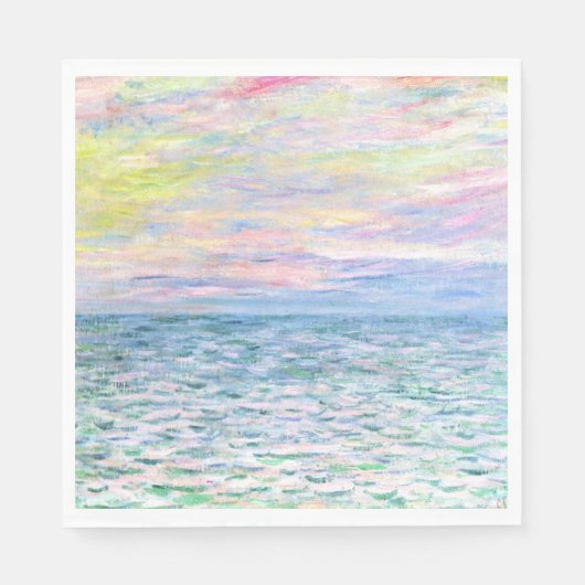 Monet - Zonsondergang bij Pourville, kunst Servet