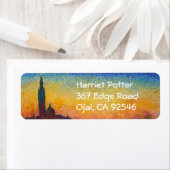 Monet Zonsondergang in Venetië Fine Art Etiket (Insitu)