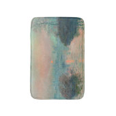 Monet Zonsondergang op de Seine Fijne Kunst Impres Badmat (Voorkant Verticaal)