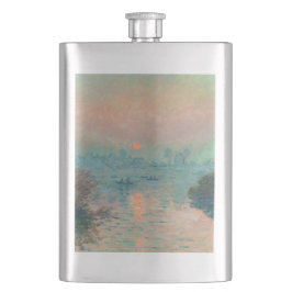 Monet Zonsondergang op de Seine Fijne Kunst Impres Flacon