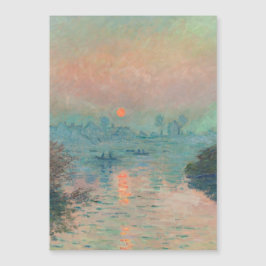 Monet Zonsondergang op de Seine Fine Art Impressio