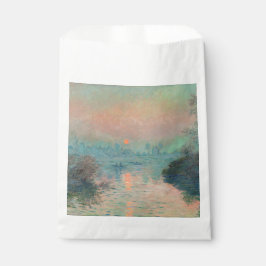 Monet Zonsondergang op de Seine Fine Art Impressio Bedankzakje