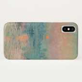 Monet Zonsondergang op de Seine Fine Art Impressio Case-Mate iPhone Case (Achterkant (horizontaal))