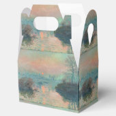 Monet Zonsondergang Seine Fijne Kunst Impressionis Bedankdoosjes (Geopend)