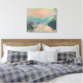 Monet Zonsondergang Seine Fijne Kunst Impressionis Canvas Afdruk (Insitu (Slaapkamer))