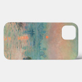 Monet Zonsondergang Seine Fijne Kunst Impressionis Case-Mate iPhone Case (Achterkant (horizontaal))