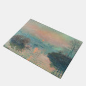 Monet Zonsondergang Seine Fijne Kunst Impressionis Deurmat (Schuin)